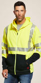 FR Hi-Vis Full Zip Hoodie Front